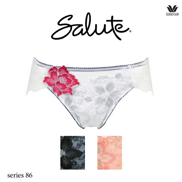 ワコール サルート 86G ショーツ PTJ786ML ハイレッグ ノーマルタイプ