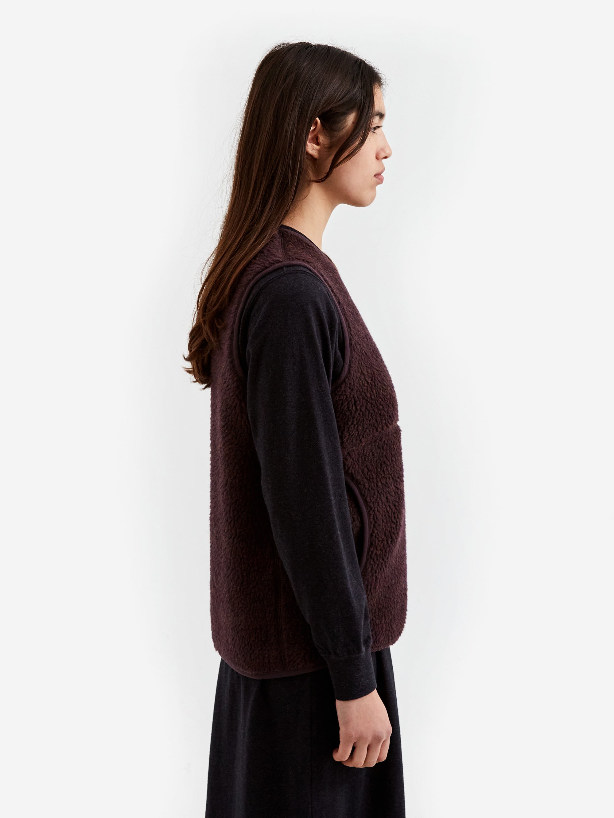 Snow Peak Wool Fleece Vest - Purple – Goodhood