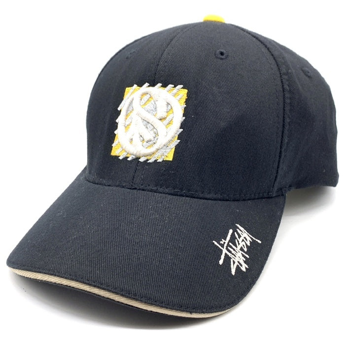 STUSSY ステューシー hats 6パネルキャップ NYC ブラック 刺繡