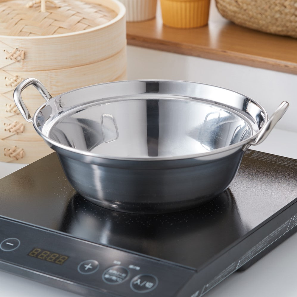 日本製 燕三条 せいろ用ステンレス鍋 21cm ステンレス鍋 蒸し器 蒸し鍋