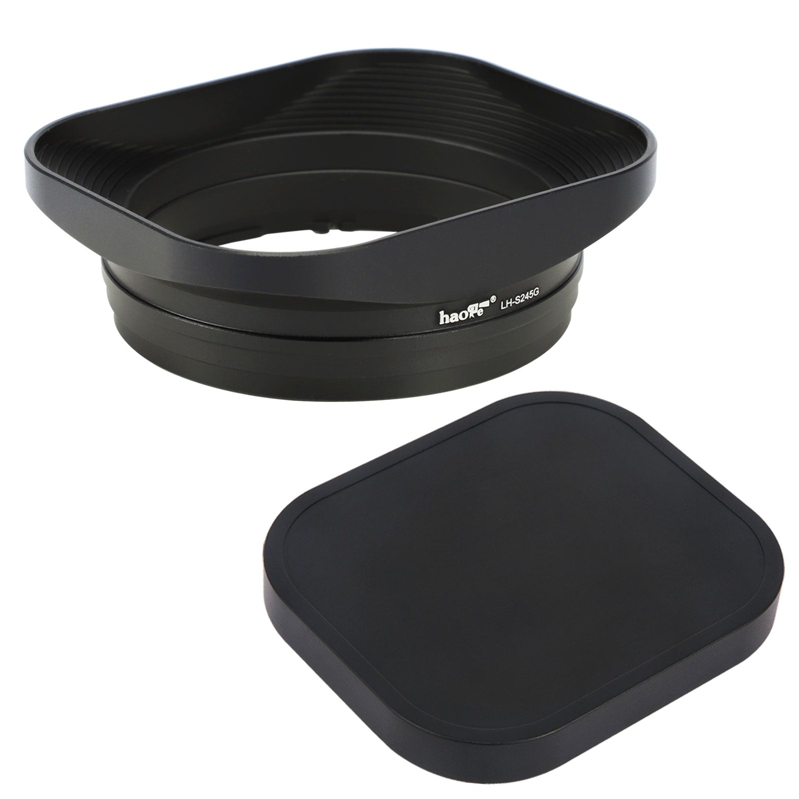 Haoge LH-S245G Metal Bayonet Square Lens Hood for Sony FE 40mm F2