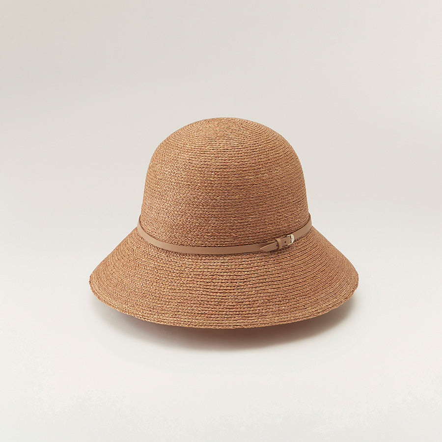 Shop the Besa 9 Cloche Hat in Nougat/Nut | Helen Kaminski
