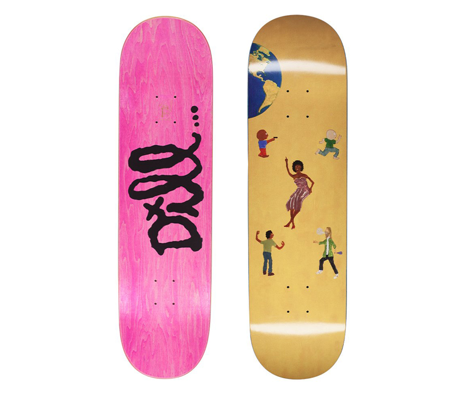 FUCKING AWESOME JASON DILL WORLD DILL PAINTING DECK (8.38 x 31.85