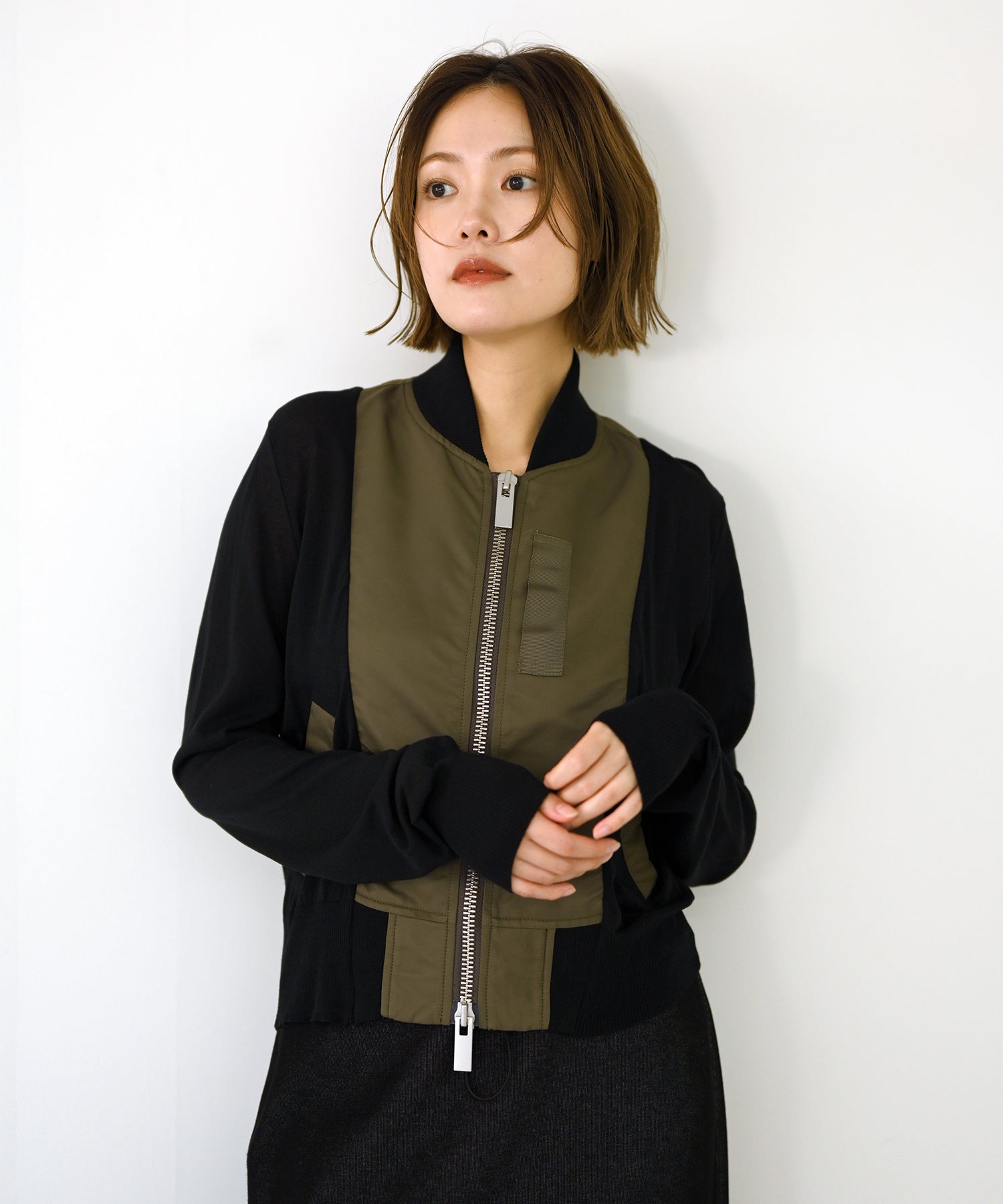 Knit Docking Blouson