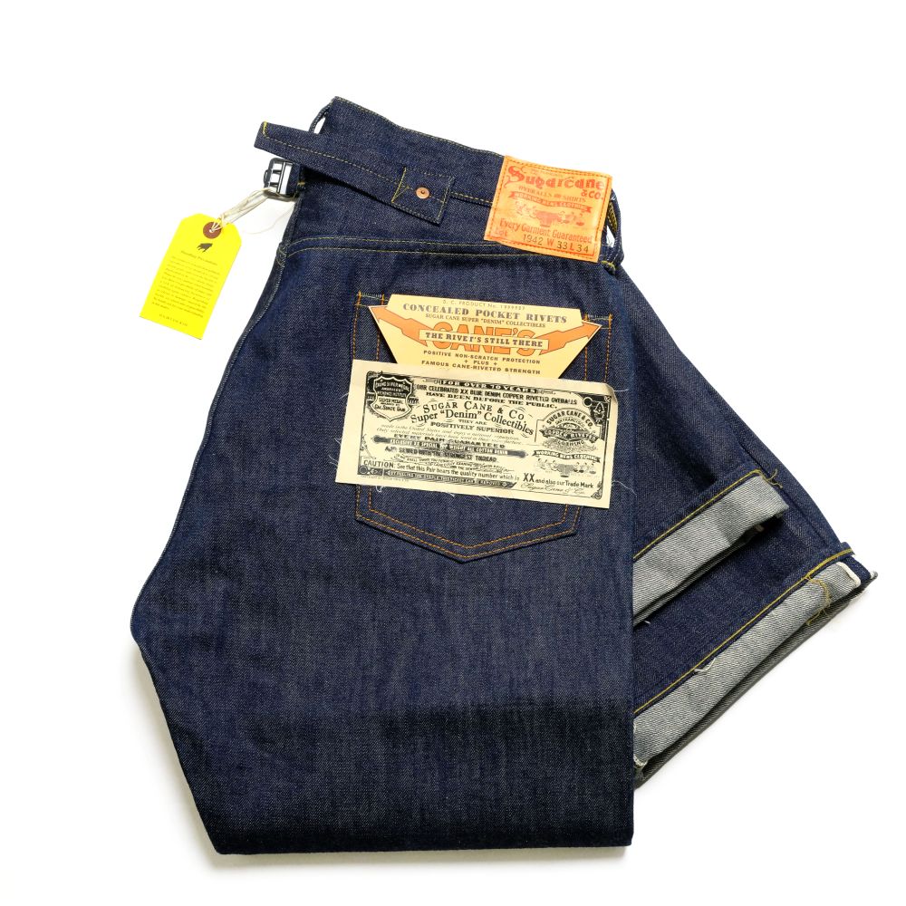 SUGAR CANE Super - Denim - Collectibles #05 14.25oz. BLUE DENIM