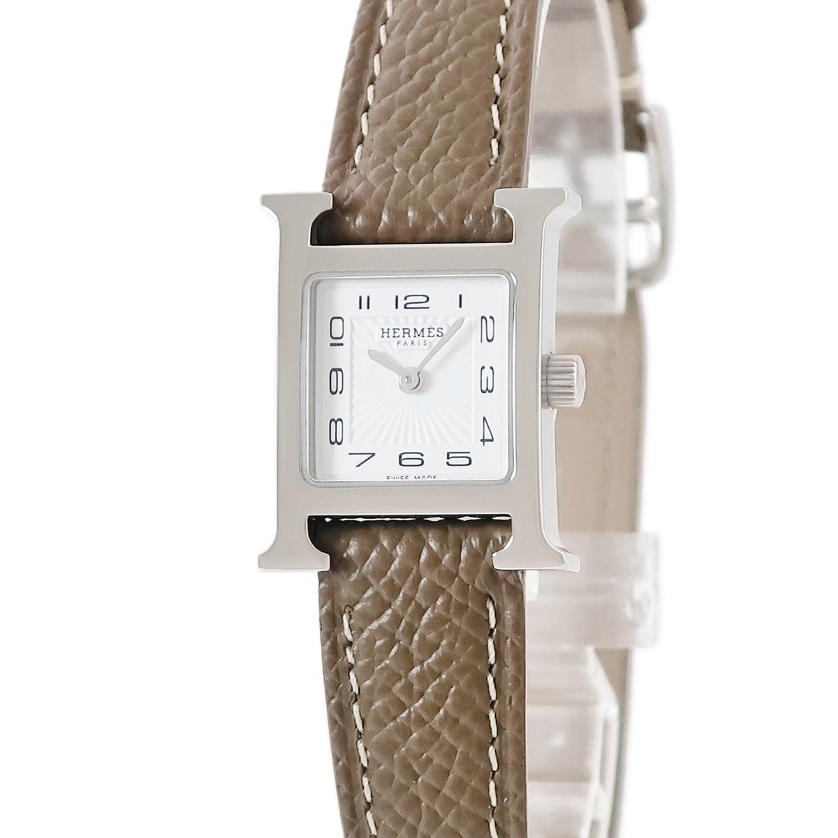 エルメス HERMES Hウォッチ ミニ TPM HH1.110 クオーツ レディース