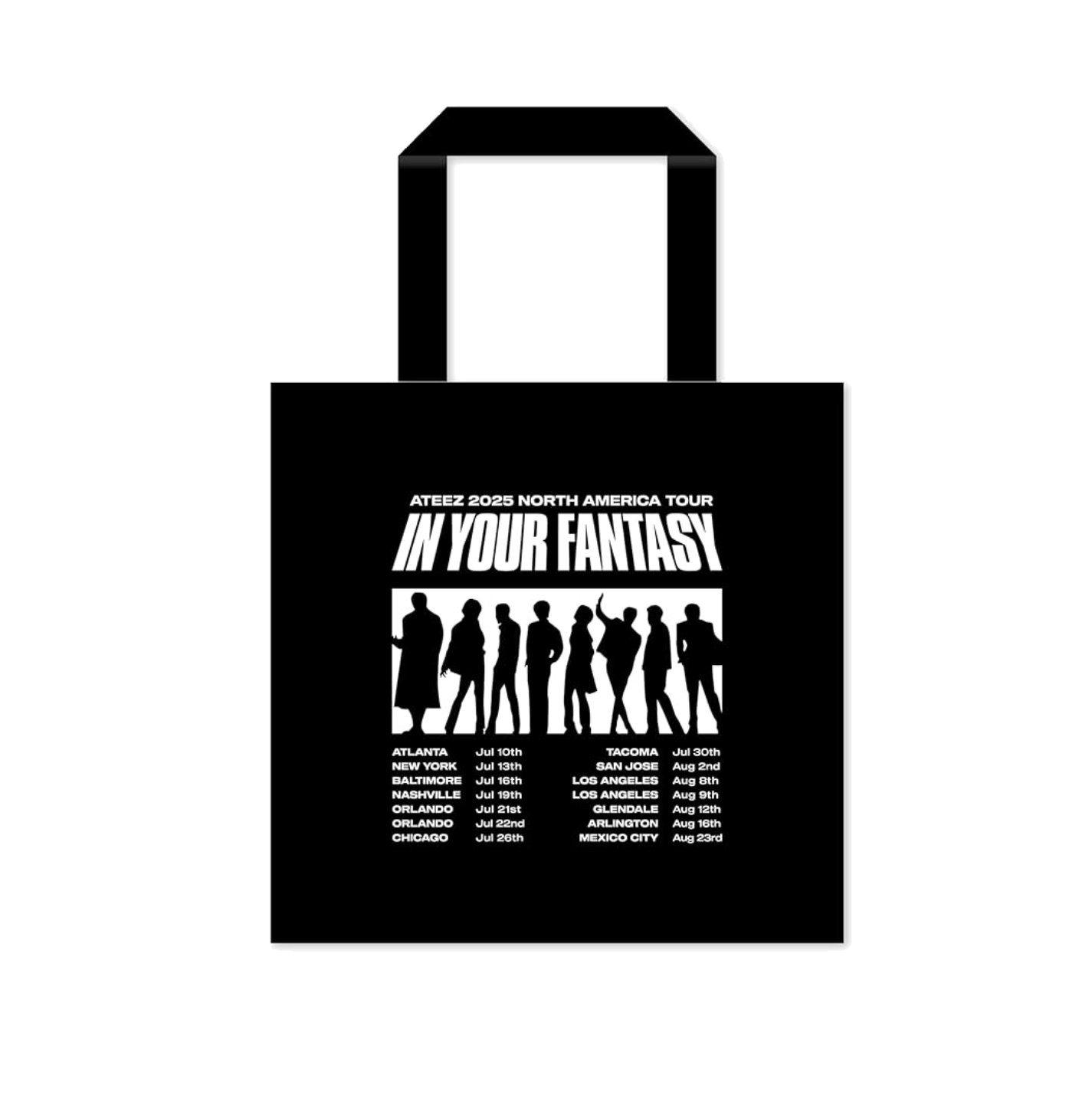 2025 ATEEZ WORLD TOUR IN YOUR FANTASY North America Shoppping Bag