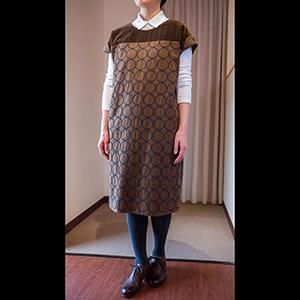 ミナペルホネン tambourine 刺繍ワンピース（ta 3272）brown | Lin