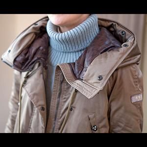 TATRAS(タトラス)CUSNA RラインN-3B型ファー付ミリタリーダウン