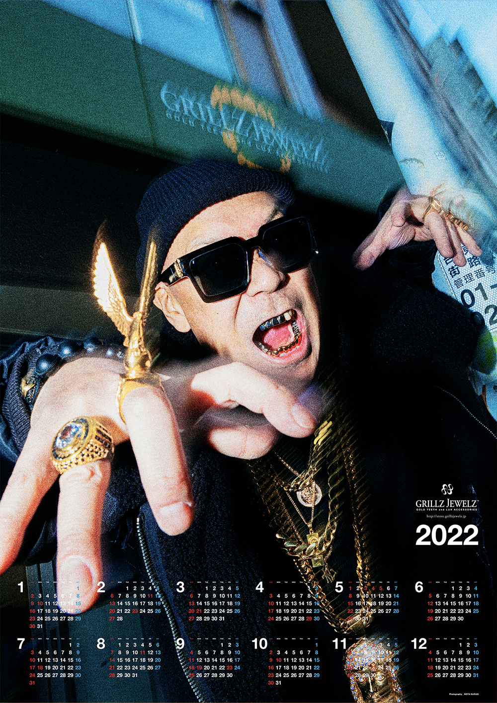 GRILLZ JEWELZ CALENDAR 2022 とご挨拶 | GRILLZ JEWELZ BLOG