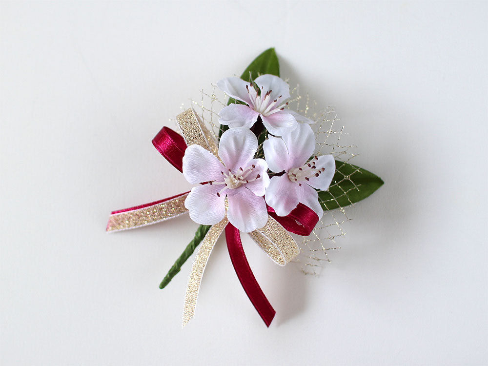 SK3-3 さくら×3輪コサージュ – インスタイルコサージュ