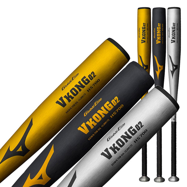ミズノ 軟式 金属バット Vコング02 グローバルエリート ミドルバランス