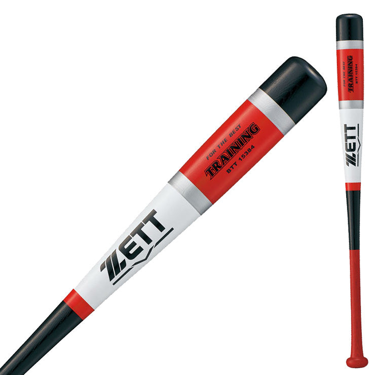 ゼット ZETT 木製 トレーニングバット 1KG 実打撃可能 硬式 軟式