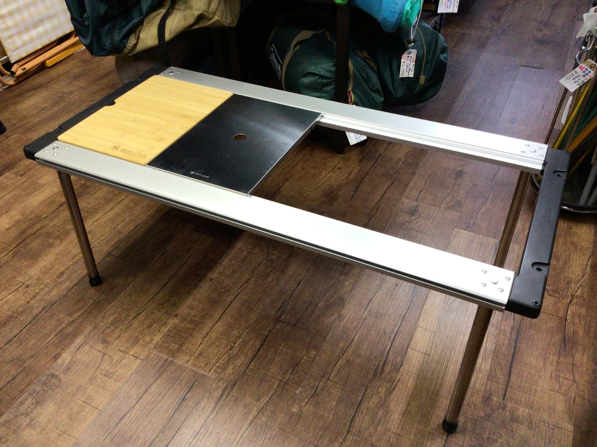 中古A】アイアングリルテーブル（IGT）フレームロング他5点セット