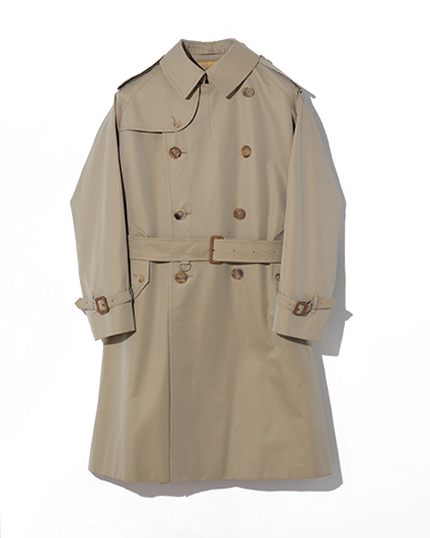 TRENCH COAT / COTTON GABARDINE BEIGE – ANATOMICA OFFICIAL ONLINE STORE