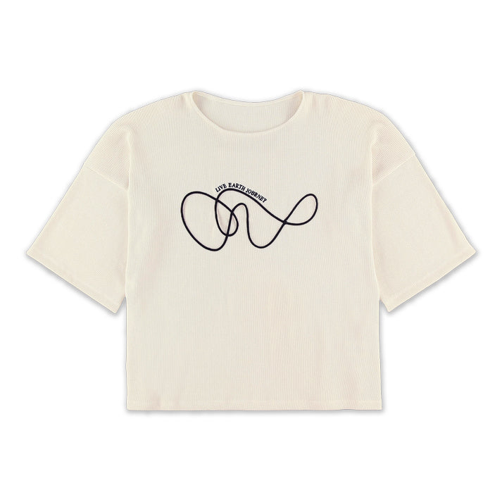 いのちめぐる冒険（LIVE EARTH JOURNEY）」の公式Tシャツ White