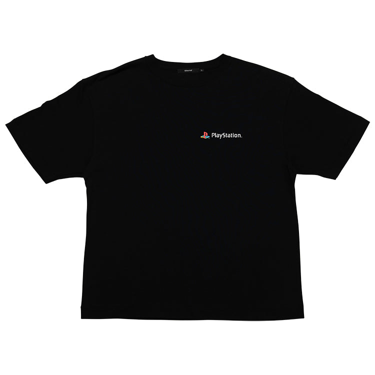 Heritage CRT SCAN LINES プリントビックシルエットTシャツ