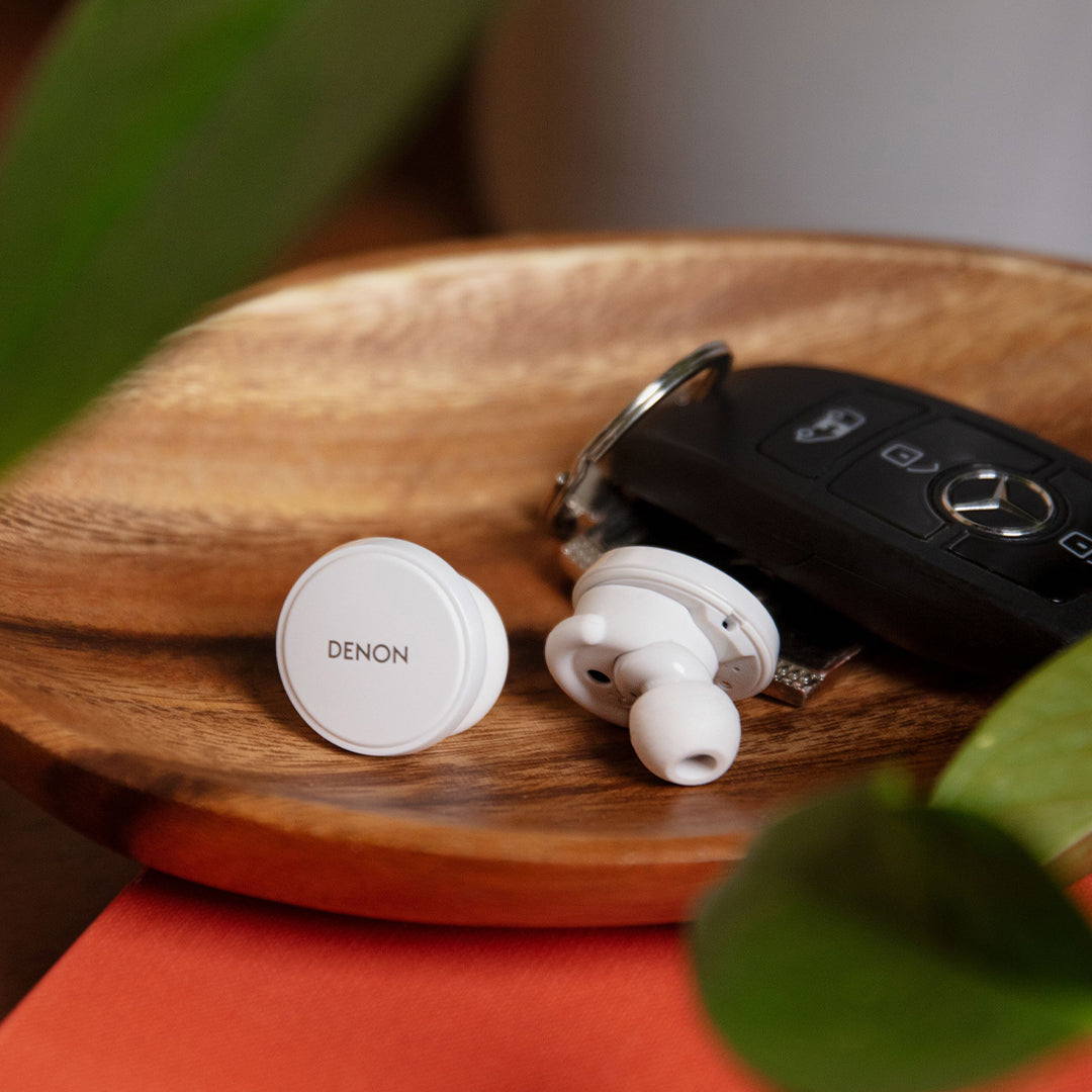 DENON PerL Pro True Wireless Earbuds 適応型ハイブリッドノイズ