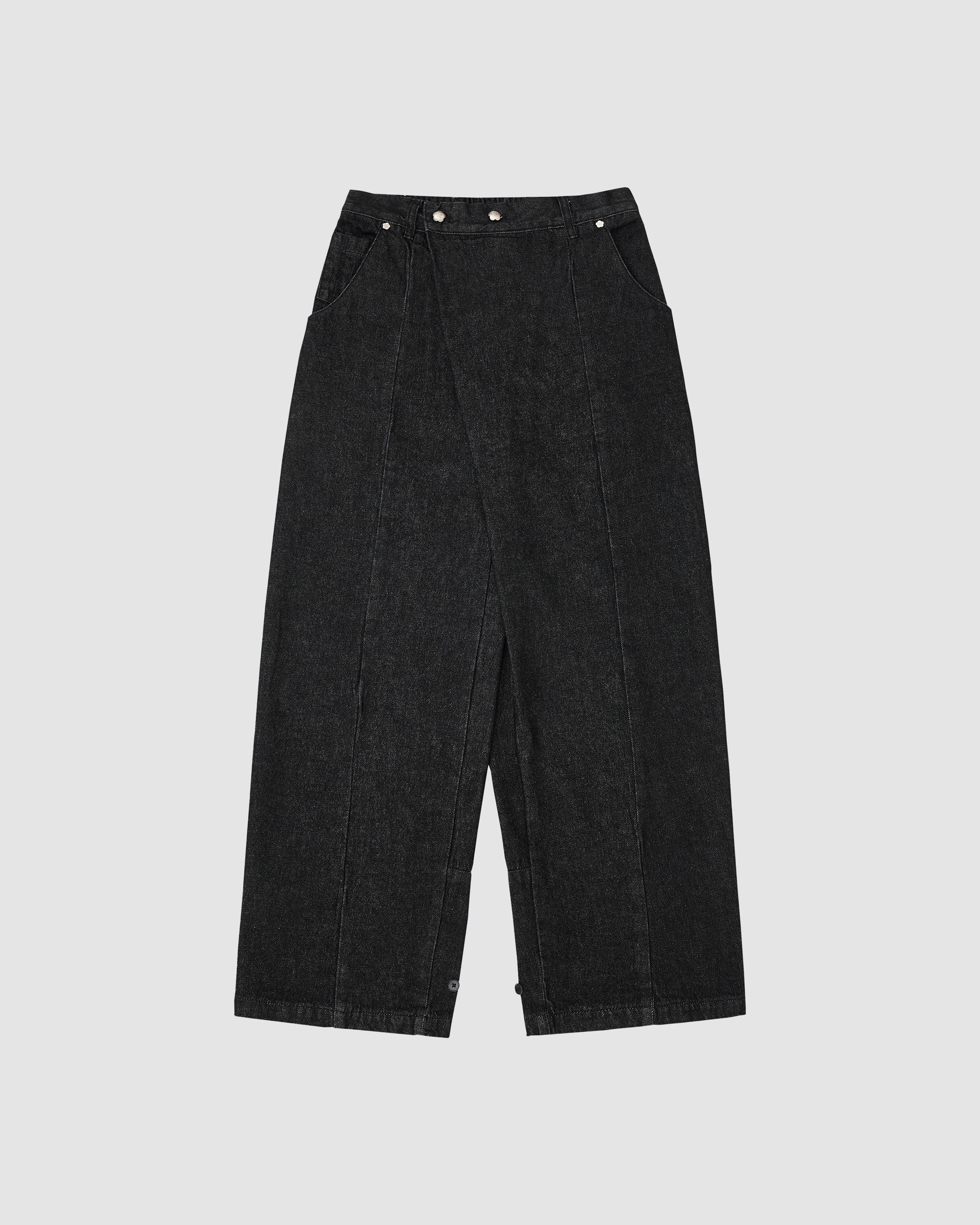 BLACK HANBOK DENIM PANTS – Sundae School