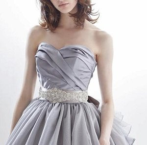 グレーカラードレス、大人可愛いグレードレス5号～17号（2サイズ