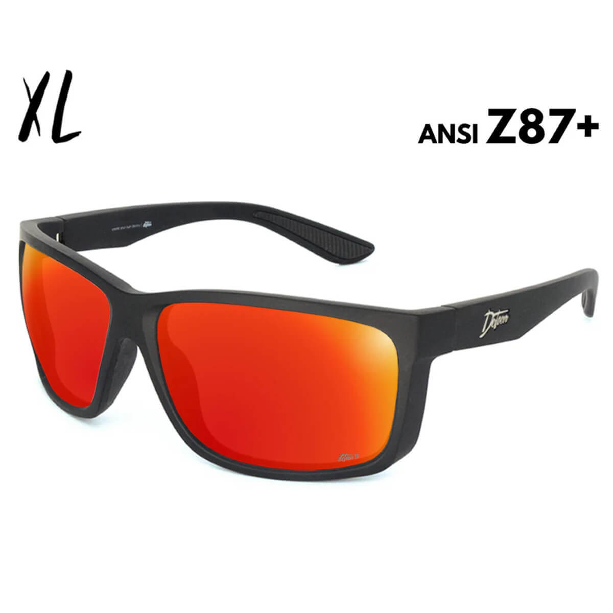 Detour Breach XL Z87+ Safety Glasses Polarized Red Sunset Lenses