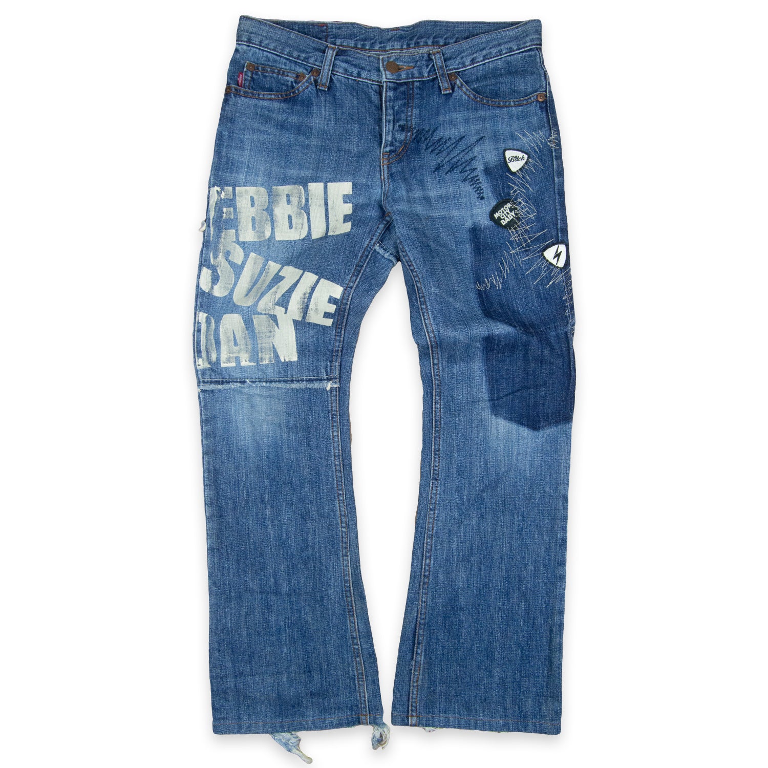 Hysteric Glamour Debbie Suzie Joan Patchwork Kinky Jeans – SaolMortem