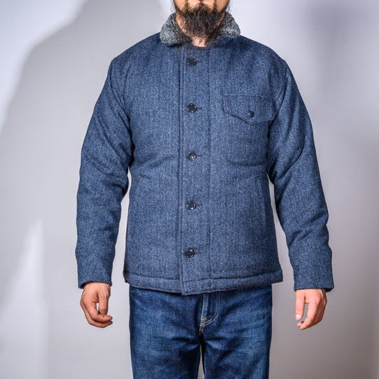 デッキジャケット ブルーツイード(Deck Jacket Blue Tweed) – BONCOURA