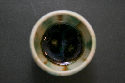 内田鋼一・硝子釉三彩酒呑 三和堂（東京・日本橋）｜三重県｜四日市｜盃