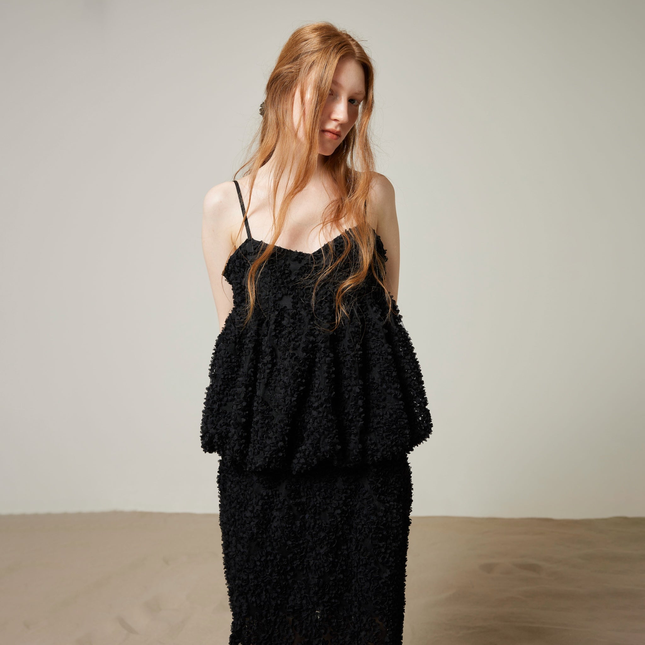 Petal Tulleペプラムキャミソール