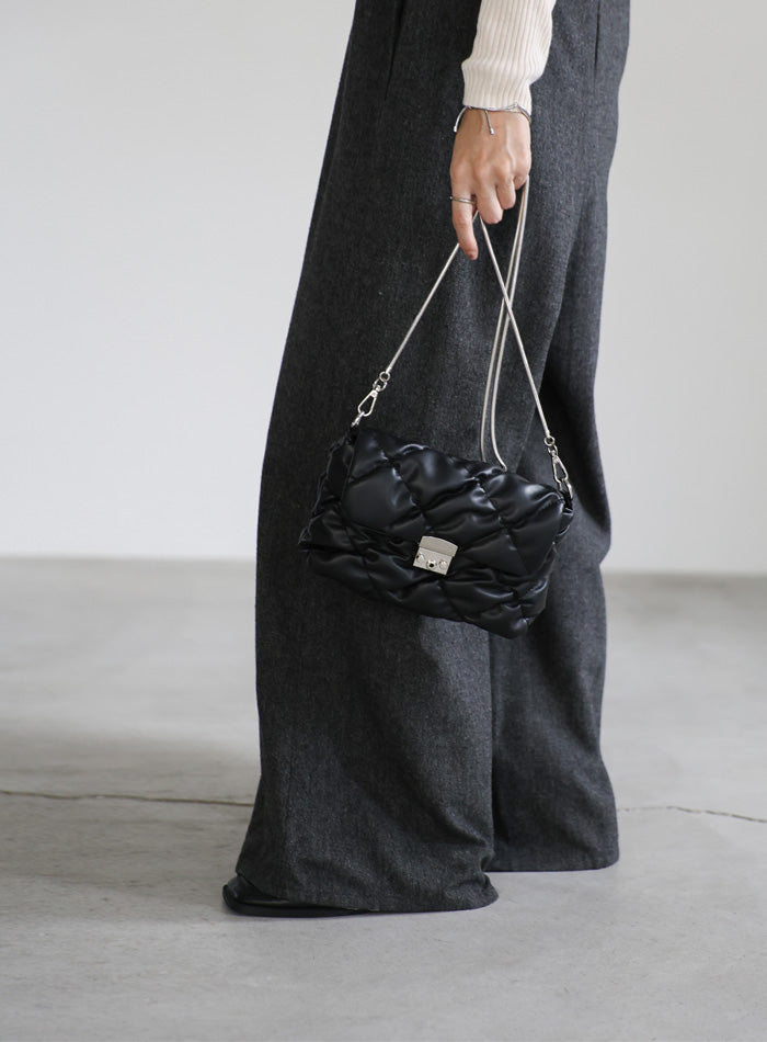 フェイクレザーキルティングショルダーバッグ – SELECT MOCA