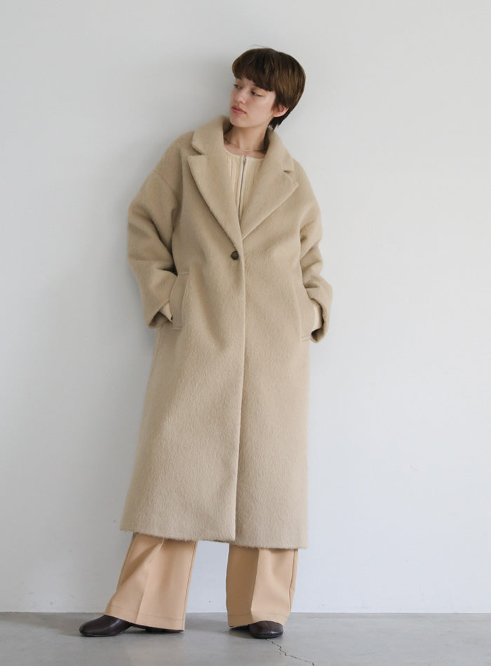 シャギーロングチェスターコート【official限定】 – SELECT MOCA