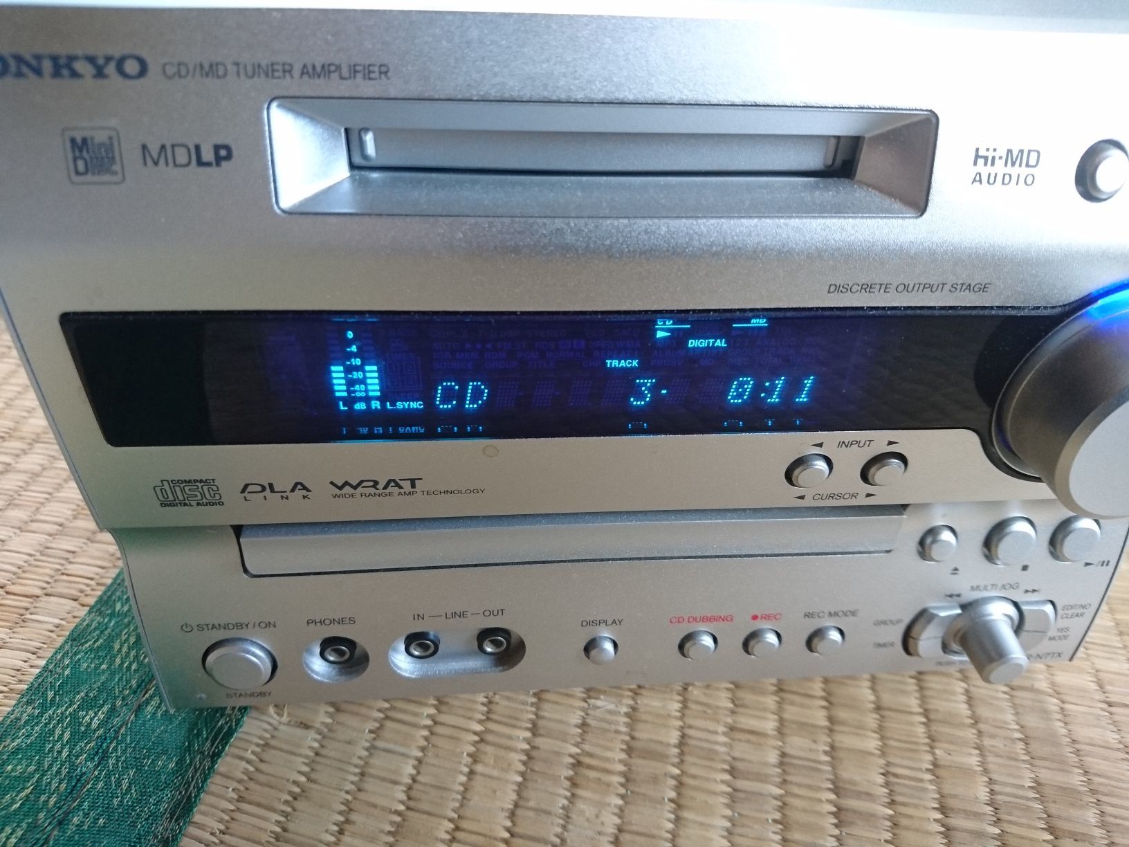ONKYO MDコンポ FR-N7TX CDトレイ不良メンテ | 自由日記J -ジャンカー