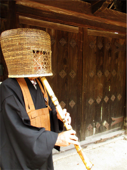 虚無僧天蓋・深編み笠（真竹製・黒竹製） ｜尺八修理・販売 尺八修理