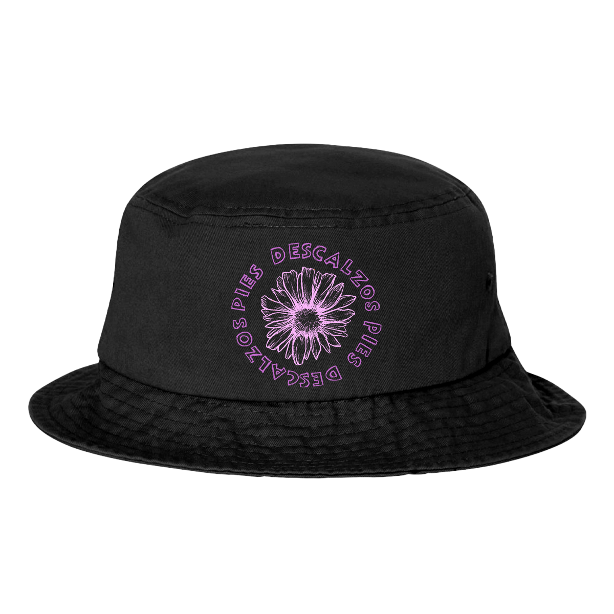 Pies Descalzos Flower Bucket Hat - Black – Shakira Store