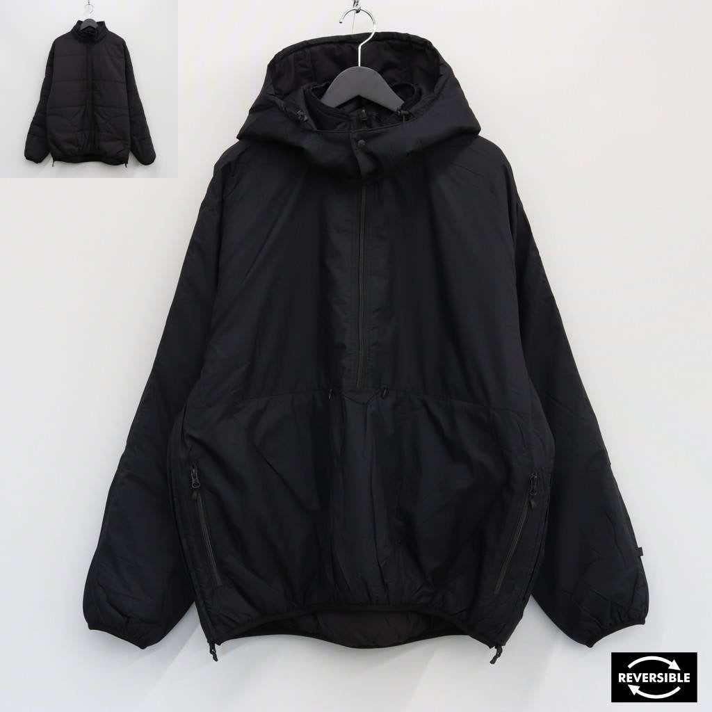 TECH REVERSIBLE PULLOVER PUFF JACKET #BLACK [BJ-22023W]_DAIWA