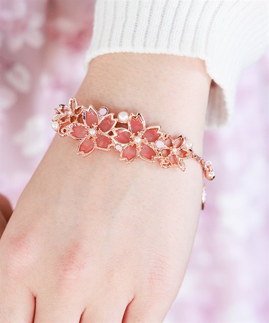 サクラ装飾ブレスレット | axes femme | axes femme online shop