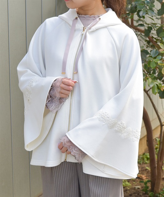 花粉ガードフレア袖ケープ | axes femme -outlet- | axes femme online