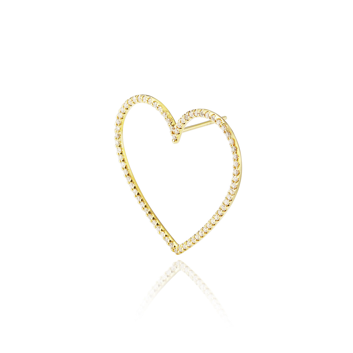 オープンハートピアス L – Bijou de M