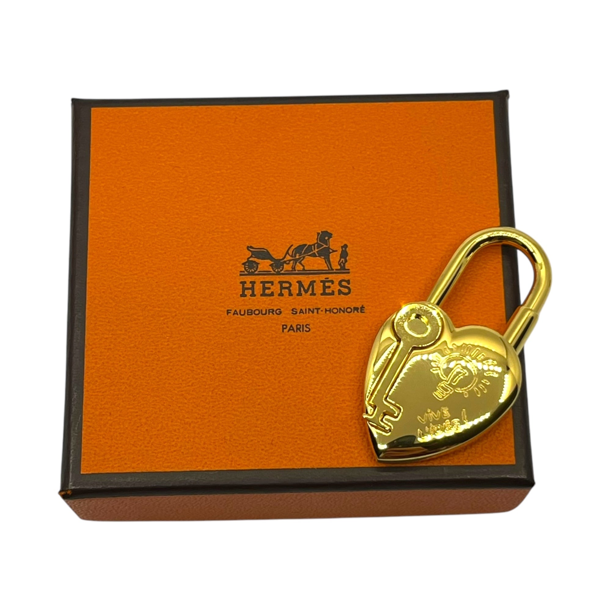 HERMES(エルメス) 2004年限定 Heart cadena charm ハート 鍵 カデナ