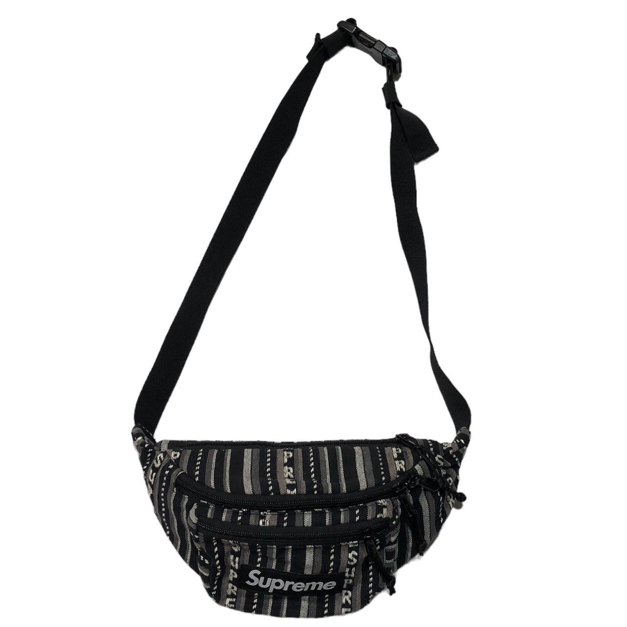 SUPREME(シュプリーム) 20SS Woven Stripe Waist Bag ウーブン