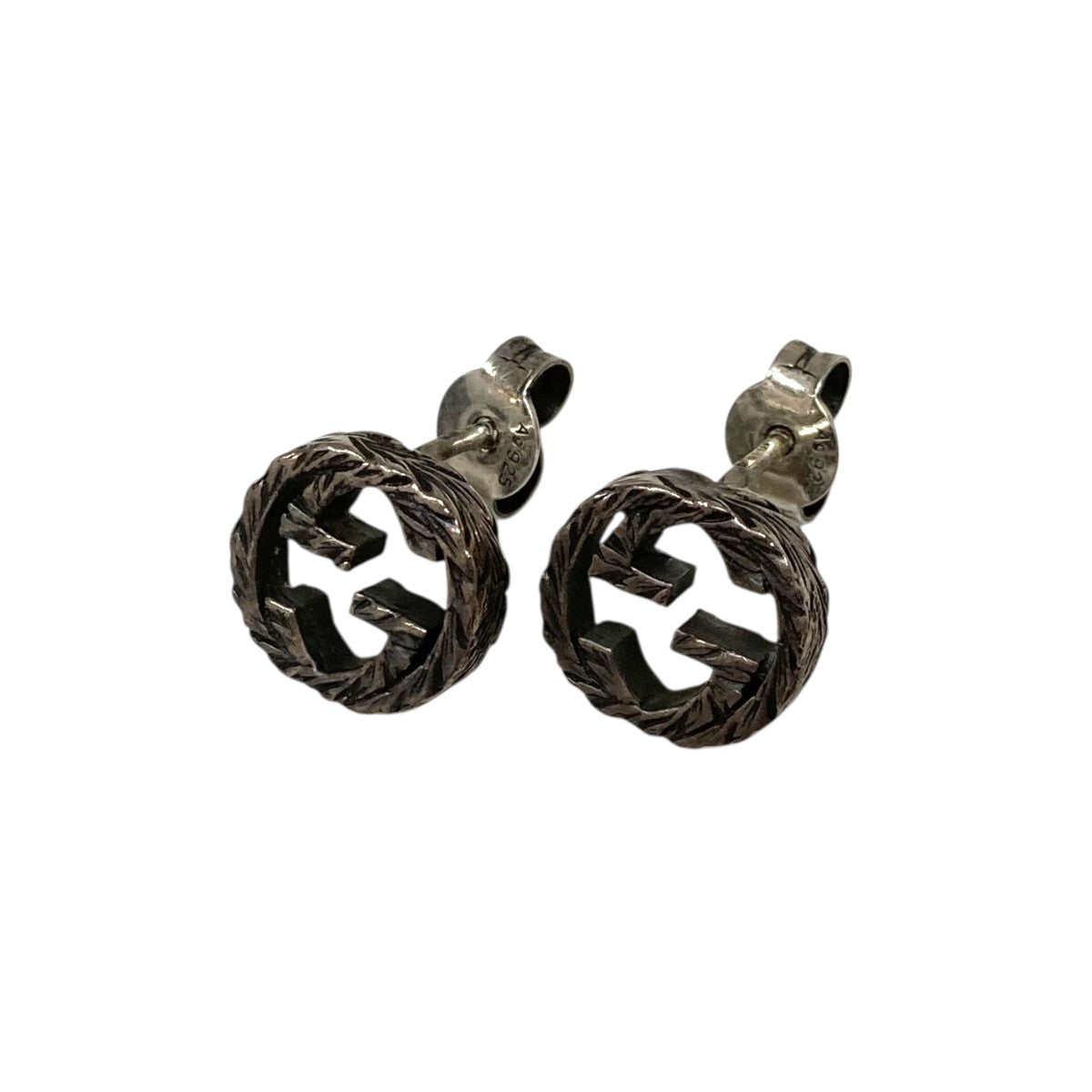 GUCCI(グッチ) インターロッキングGピアス シルバー｜【公式】カインド