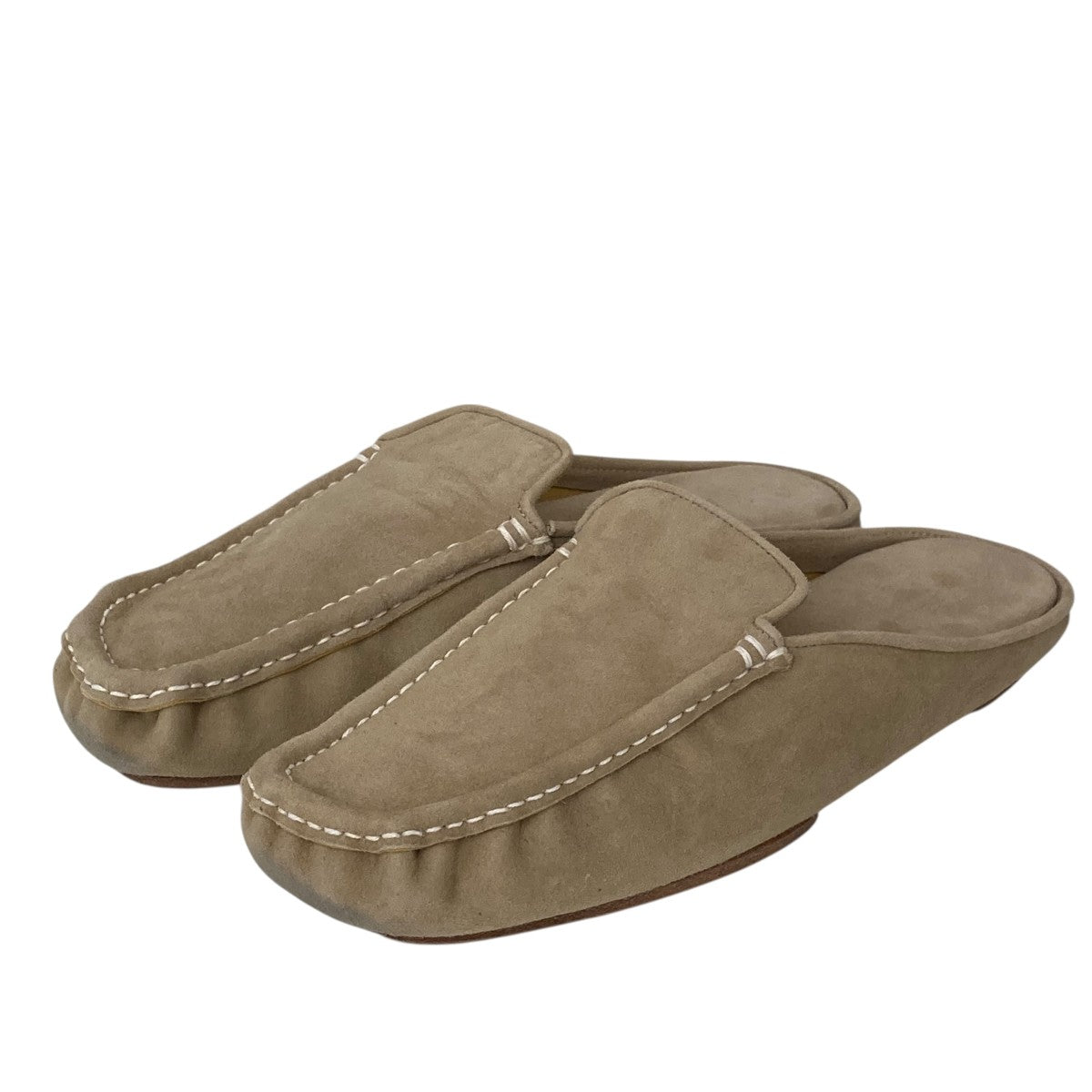 AURALEE(オーラリー) SUEDE MOCCASIN SLIPPERミュールA22SS01QD