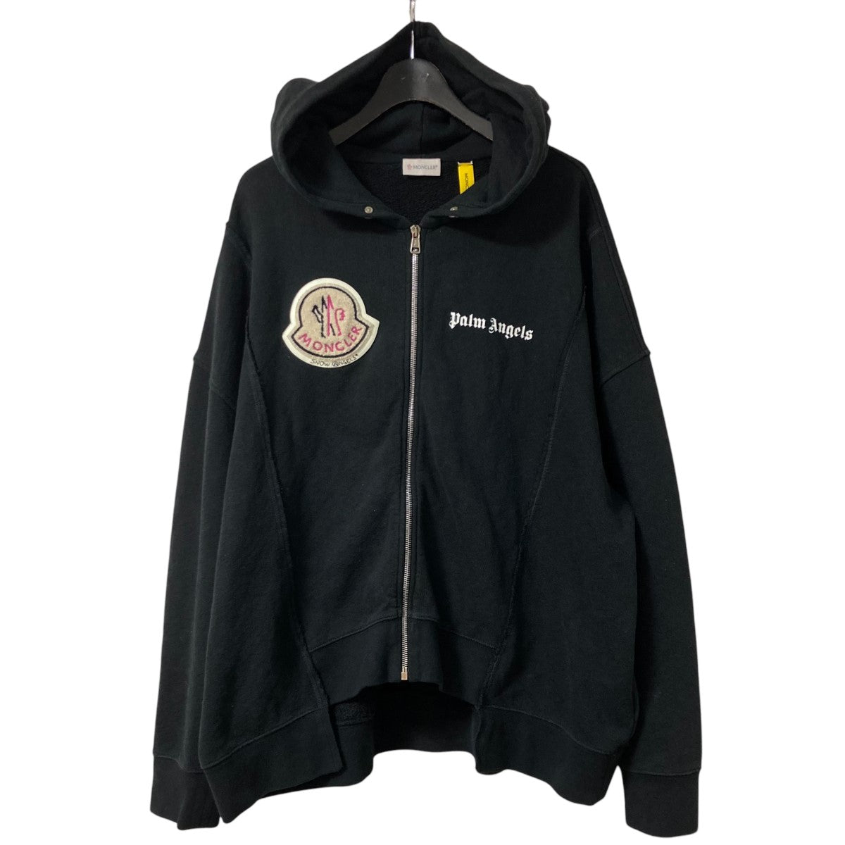 MONCLER×Palm Angels MAGLIA CARDIGANフロント切替フルジップパーカー