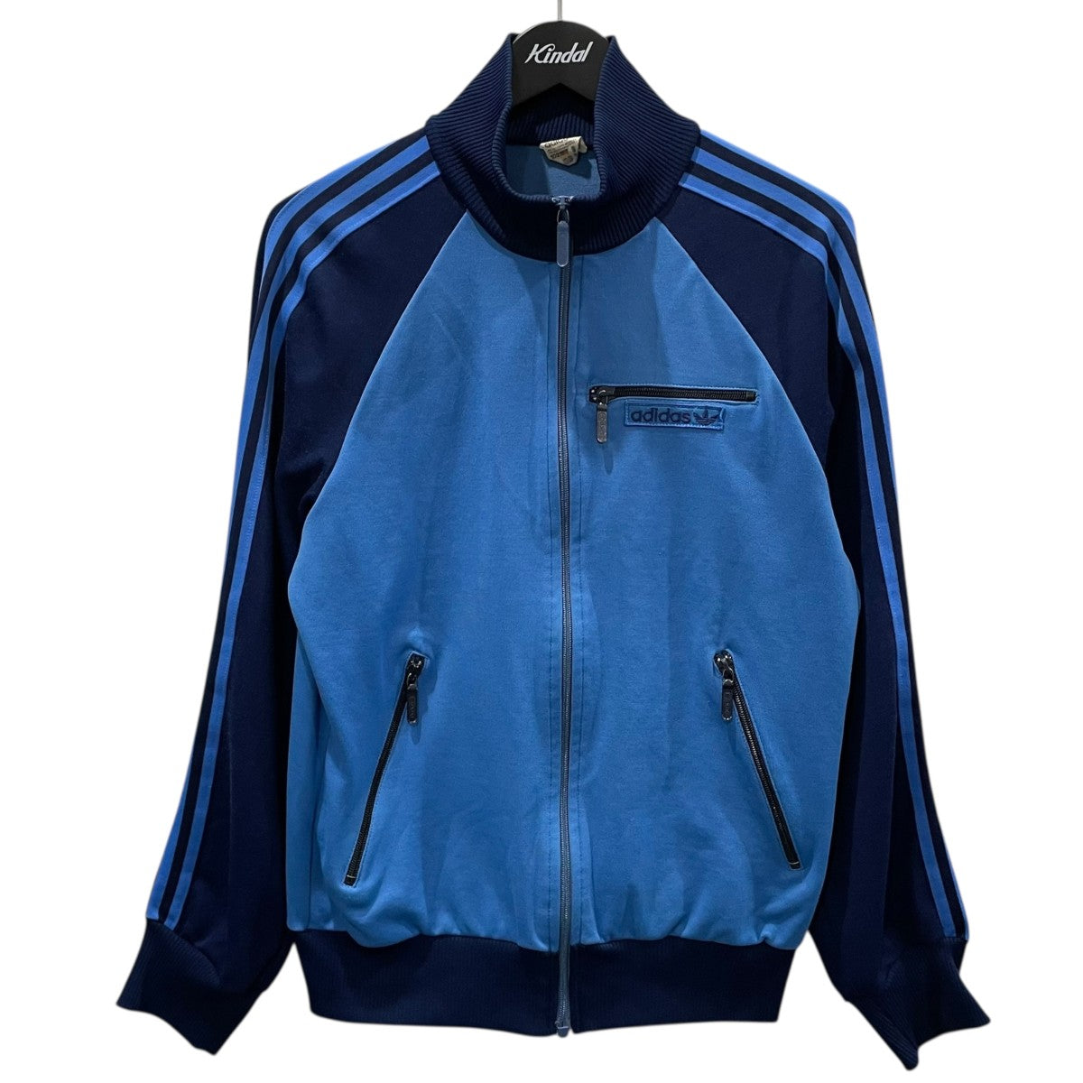 adidas(アディダス) トラックジャケット 万国旗タグ ブルー・ネイビー