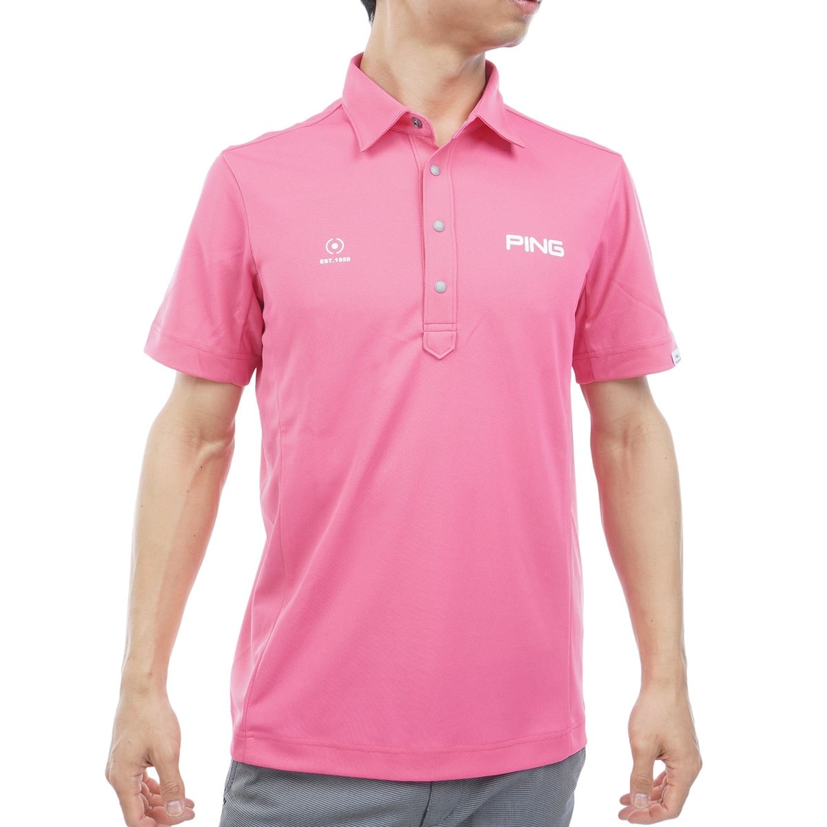 エアロクール鹿の子半袖ポロシャツ(半袖シャツ・ポロシャツ)|PING(ピン