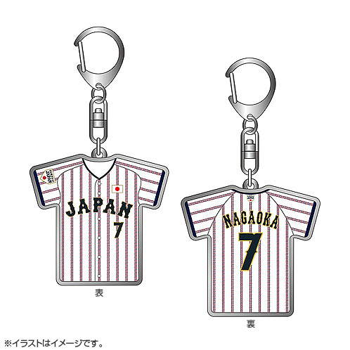 2025年3月侍ジャパン選手名入りユニホームキーホルダー（ホーム） 7