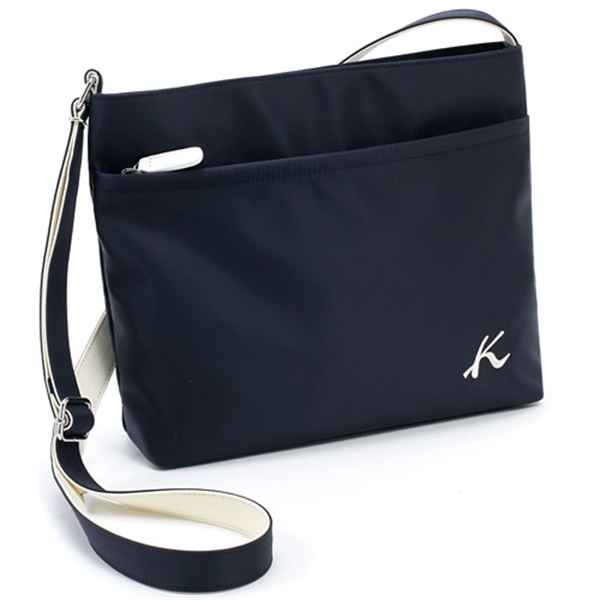 キタムラ］ショルダーバッグ R－0702 ダークブルー／アイボリー