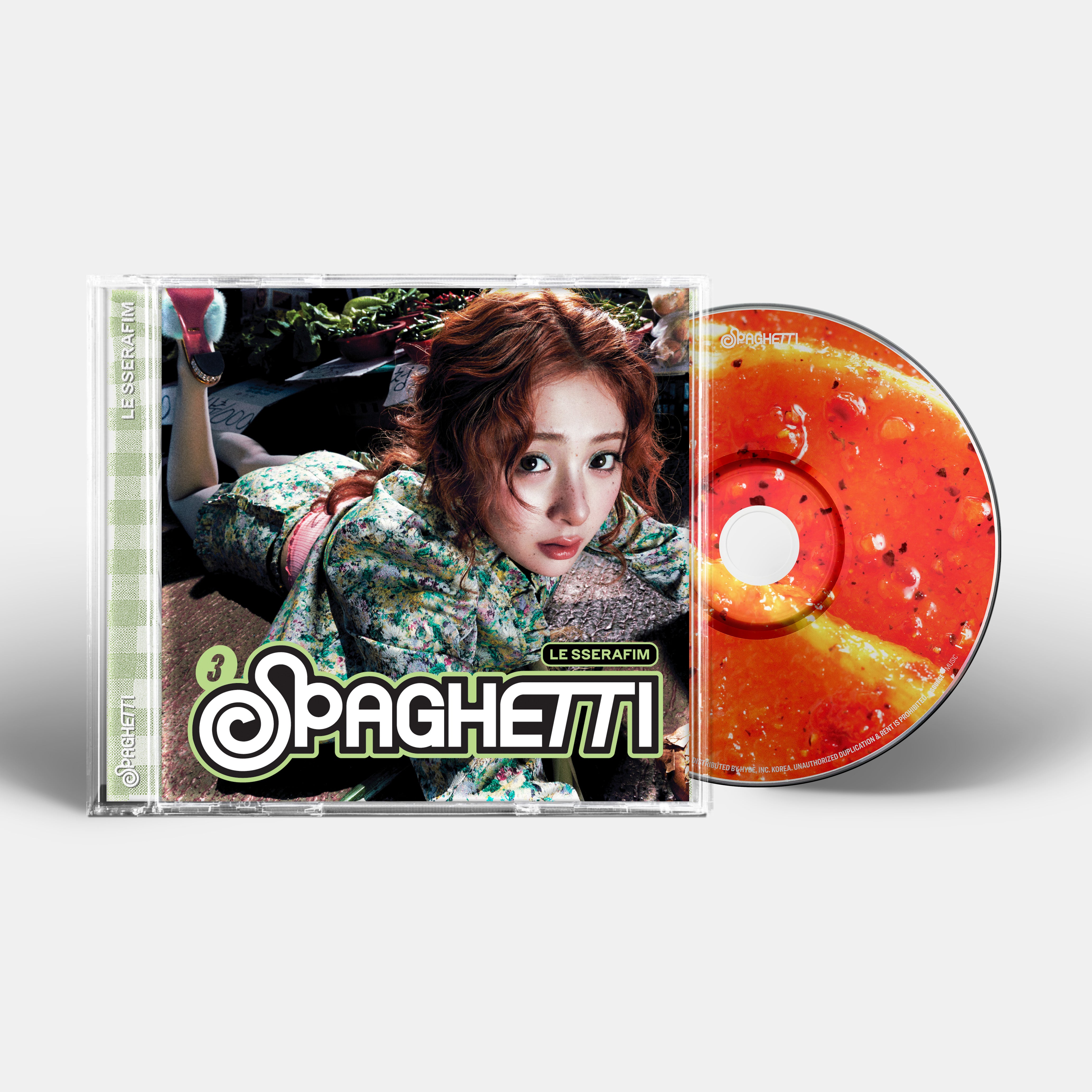 1st Single Album 'SPAGHETTI' Single CD (Sauce ver.) - LE SSERAFIM