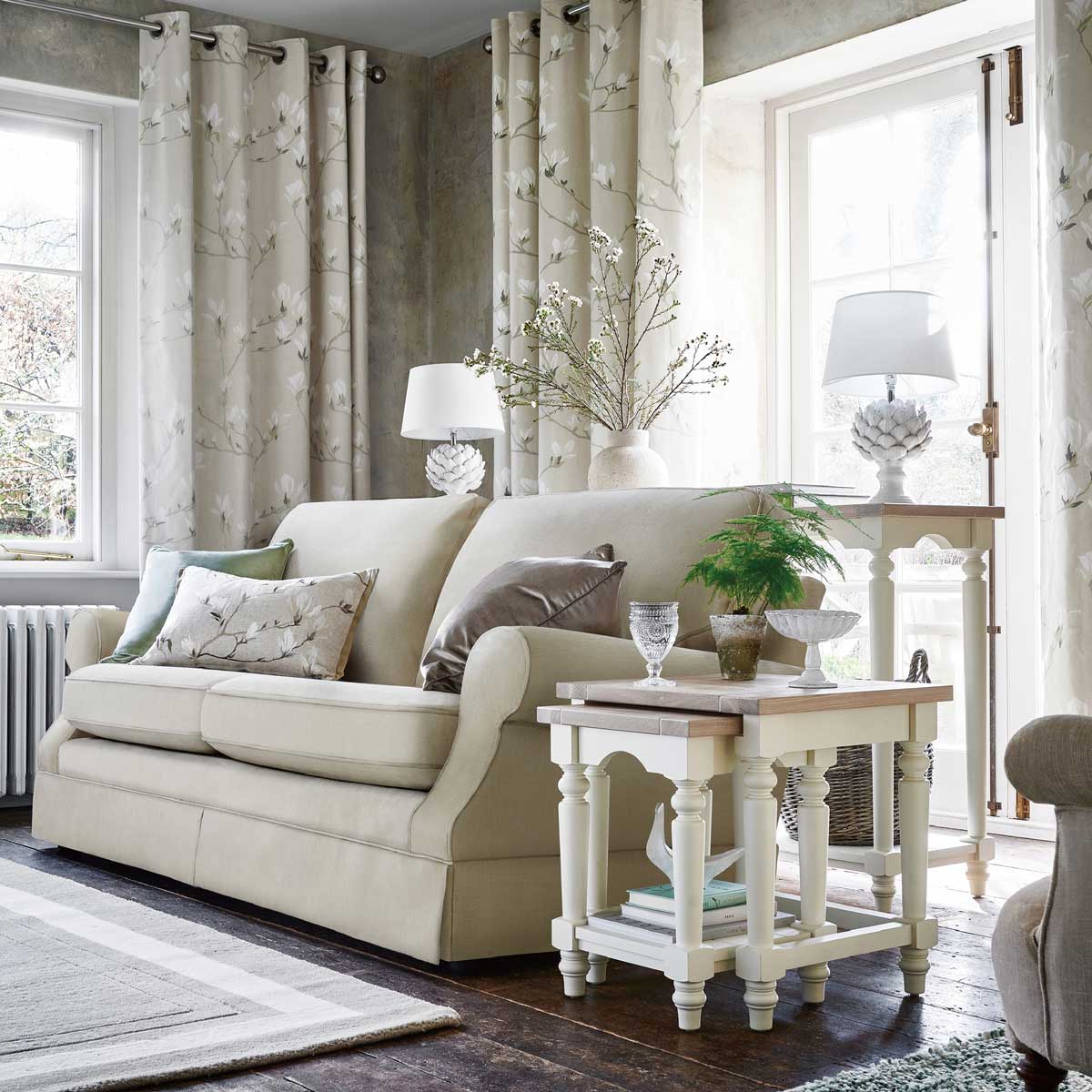 LAURA ASHLEY ローラアシュレイ テーブルスタンド GST022W | デスク