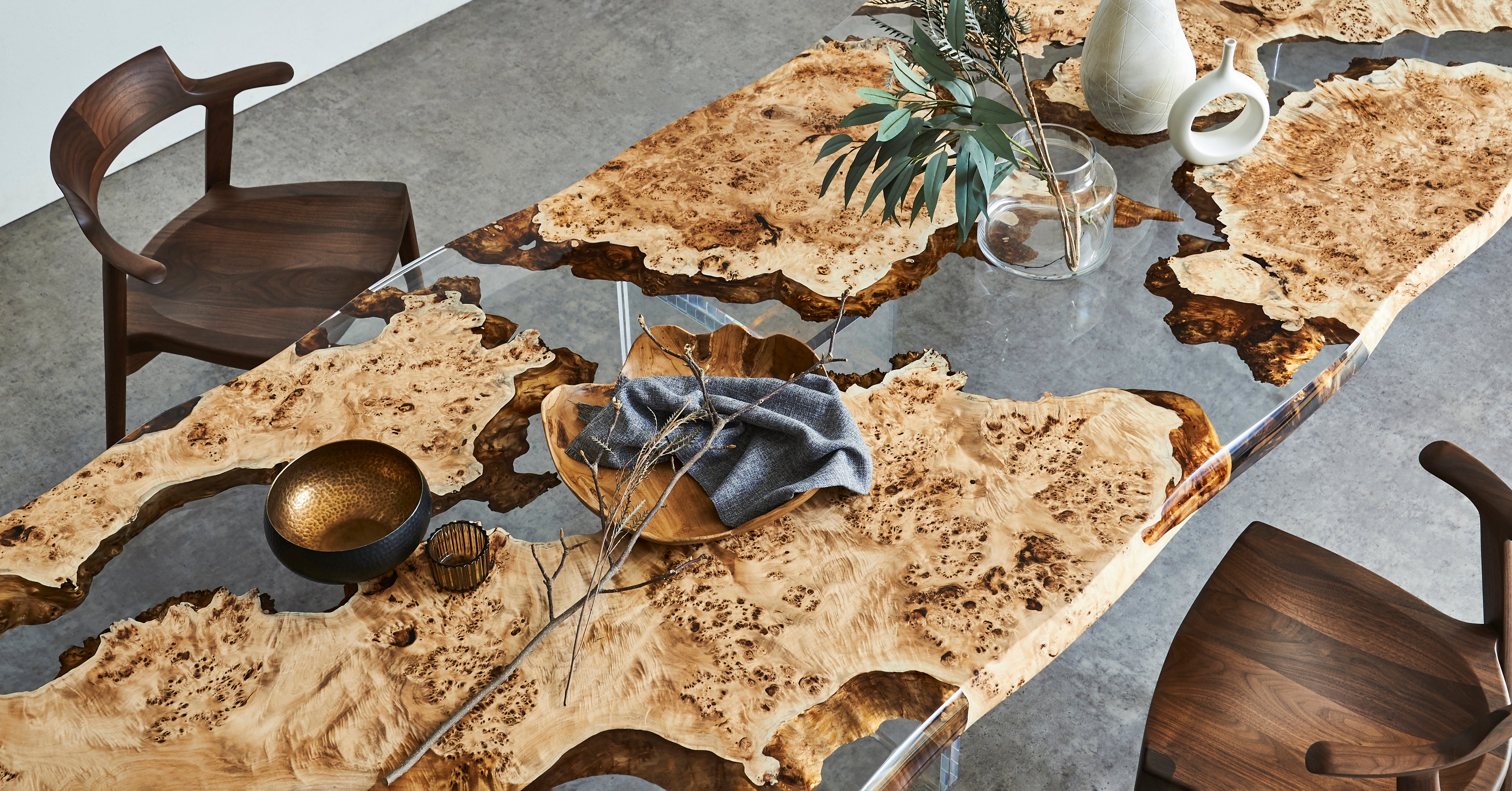 SALE【現物につき】ローテーブル 木製テーブル ✨ ハンドメイド レジン